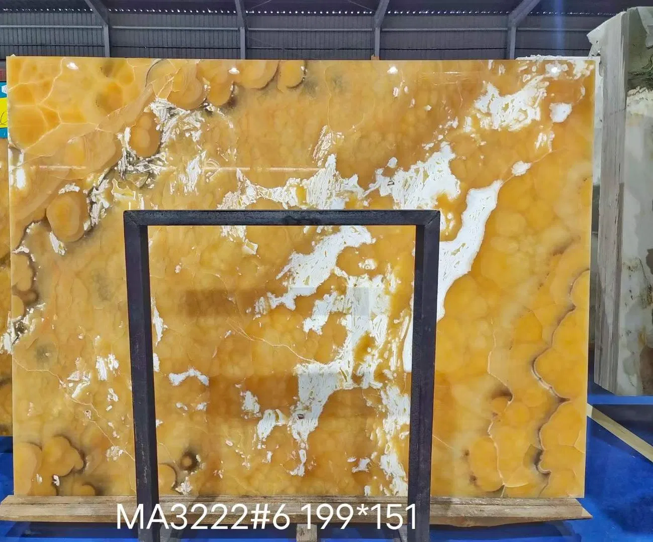 2024 Yellow Onyx Stone for Interior Nice Pattern
