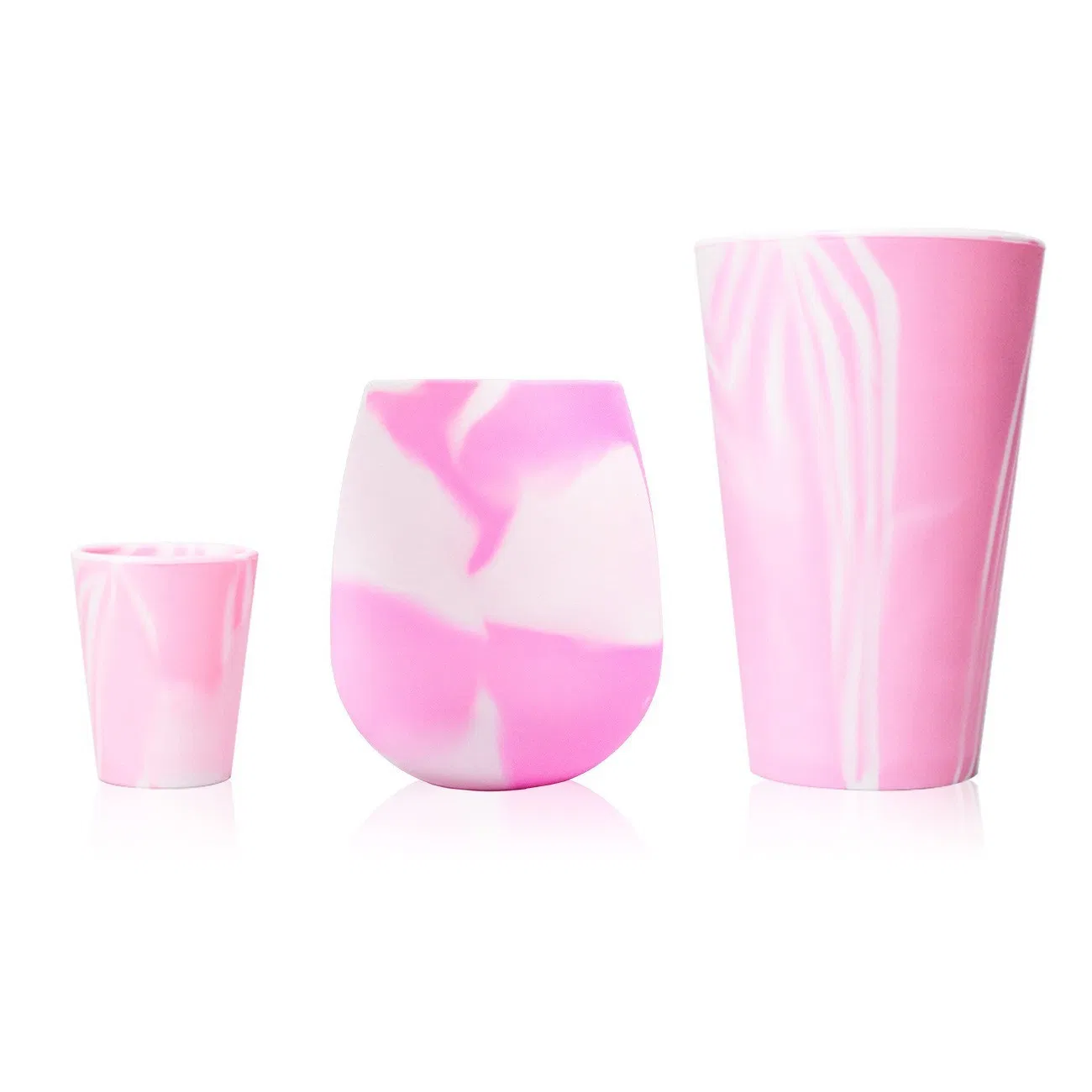 Customized Food-Grade Outdoor Travel Portable Drop-Proof Silicone Wine Glass Novelty Folding Mouthwash Cup Wine Cup