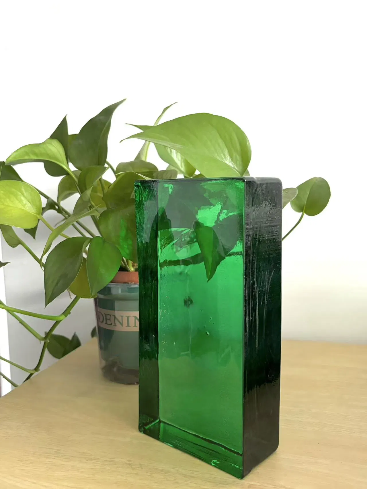 Wholesale Bricks Blocks Hot Melt Glass Bricks Fire Rated Decorative Casting Glass Brick for Partition Wall