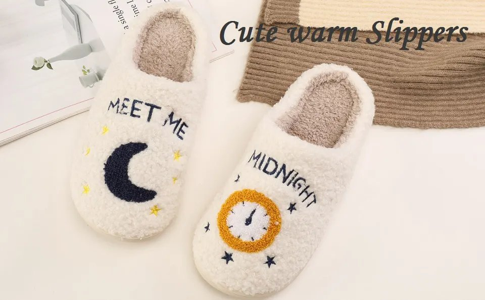 House Slippers Strip Slippers Cartoon Slipper Dog Slipper Down Slipper Fuzzy Slipper