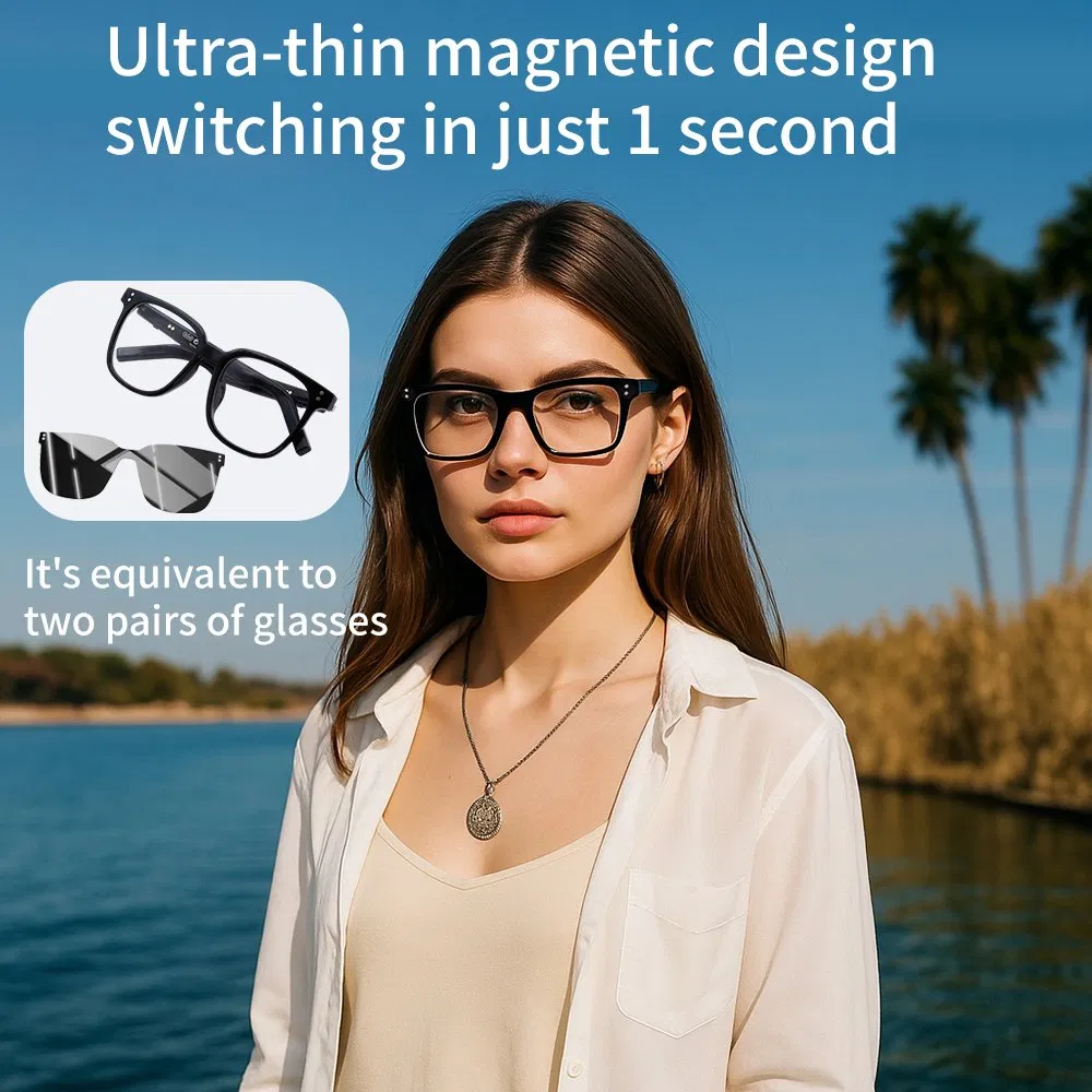 2025 M10 PRO Smart Glasses Bt Music Call Outdoor Sunglasses Open Ear Headset Intelligent Anti Blue Light Sun Glasses