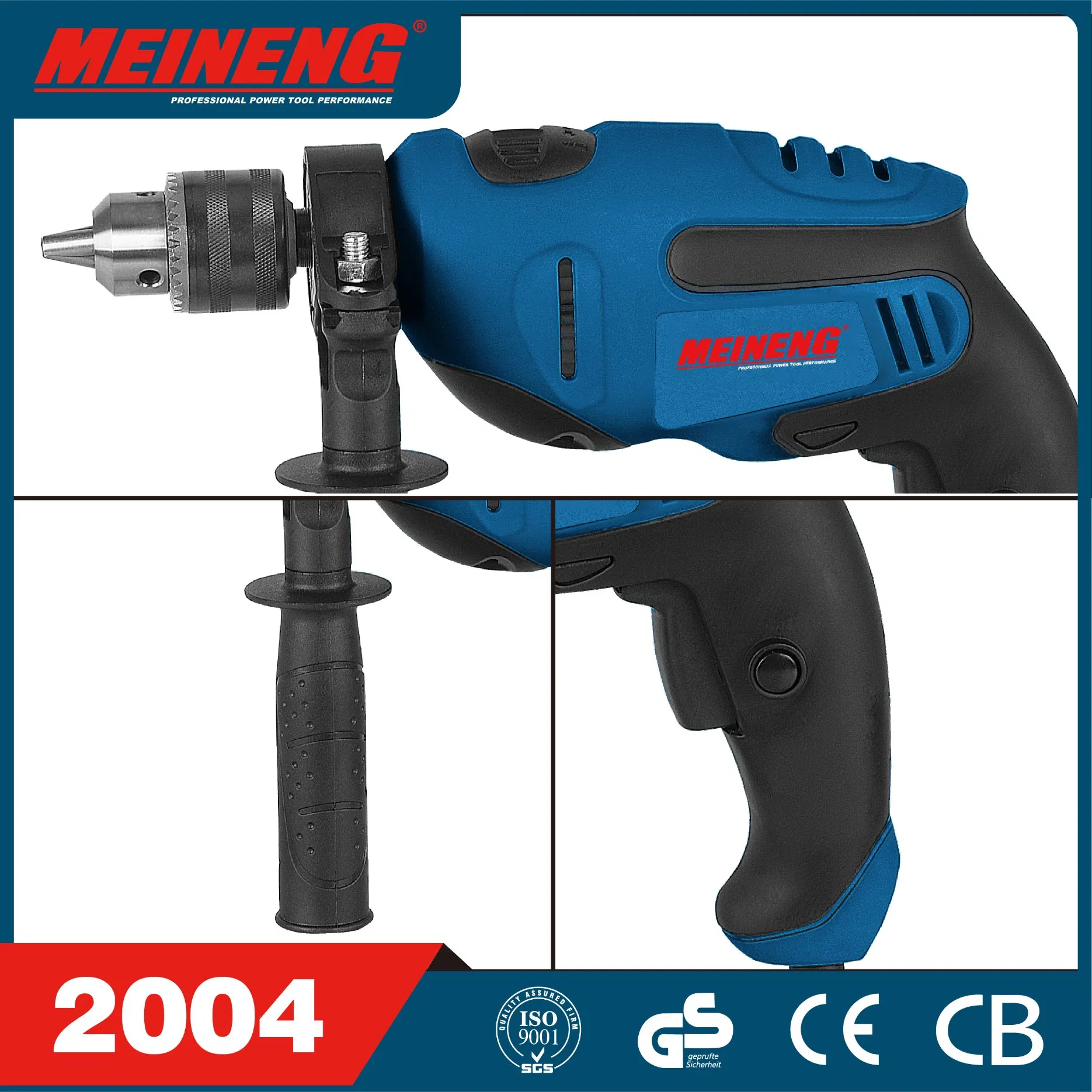 Ударная дрель Beilide 2004, 850W, 13мм