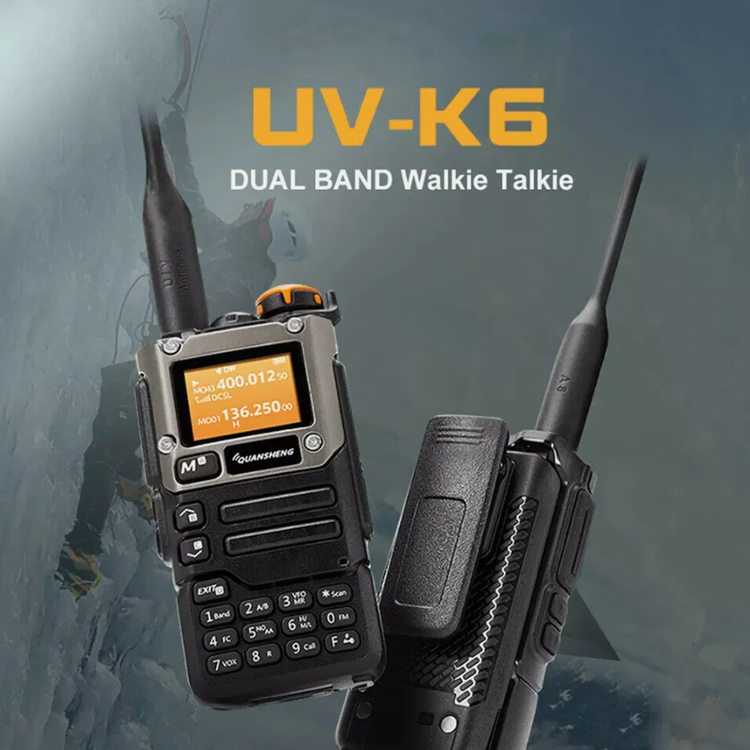 Портативная рация Quansheng UV-K6, 10W, Airband, Type-C