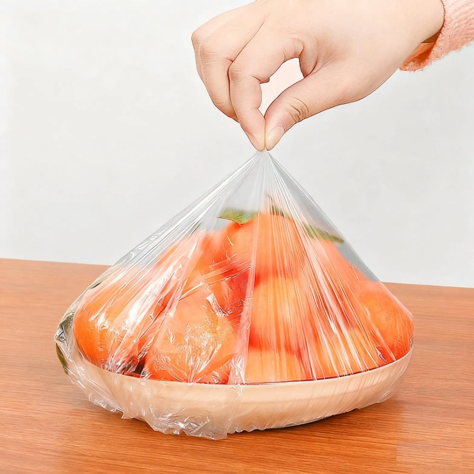 High Quality Transparent Disposable Food Cover PE Plastic Elastic Bowl Covers/Plastic Wrap