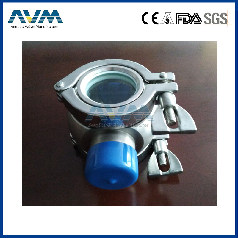 1" Stainless Steel SS304 Hygienic Flanged Sight Glass