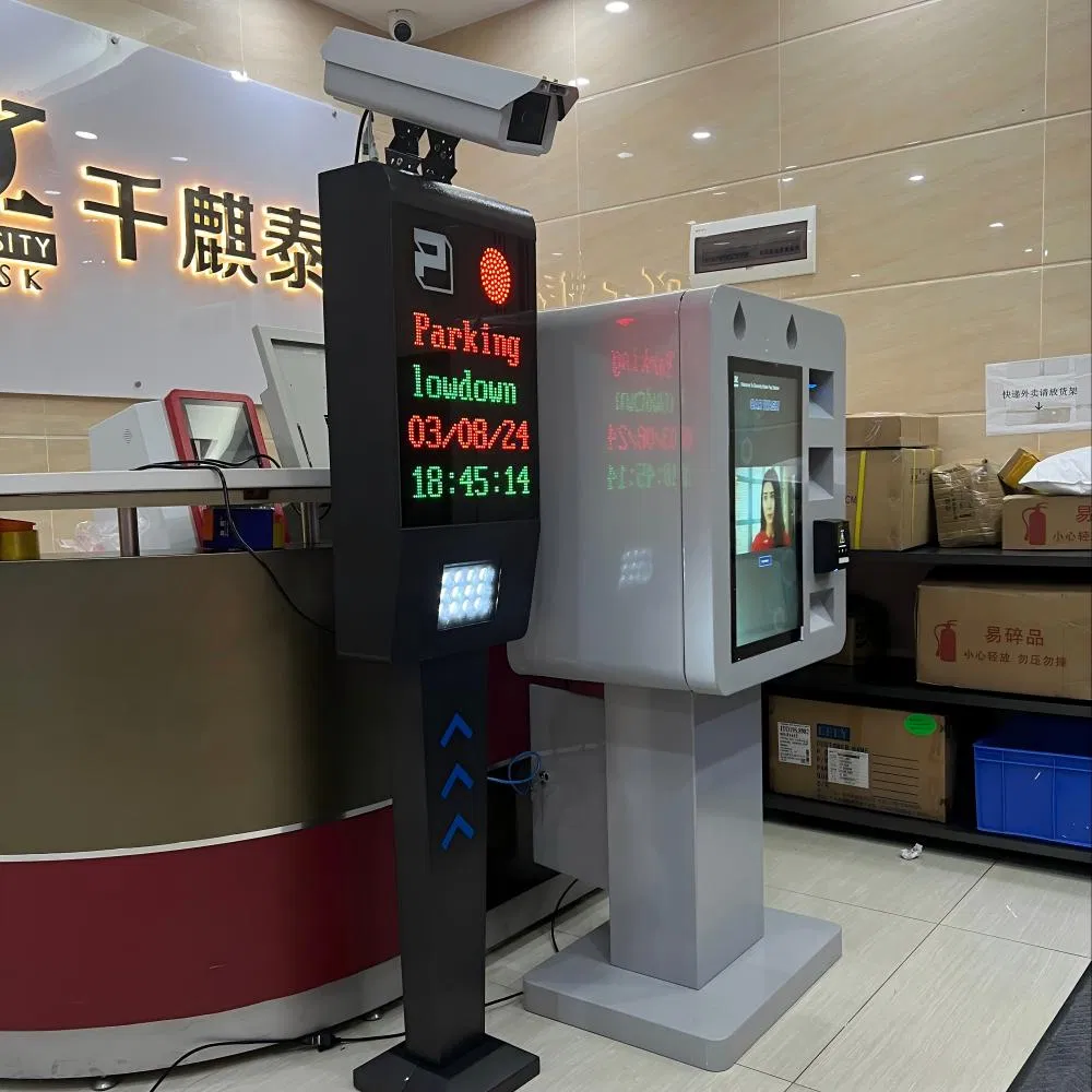 Outdoor Car Cash Credit Card Payment Kiosk Car Wash Self Service Payment Station Machine with Voucher Printer
