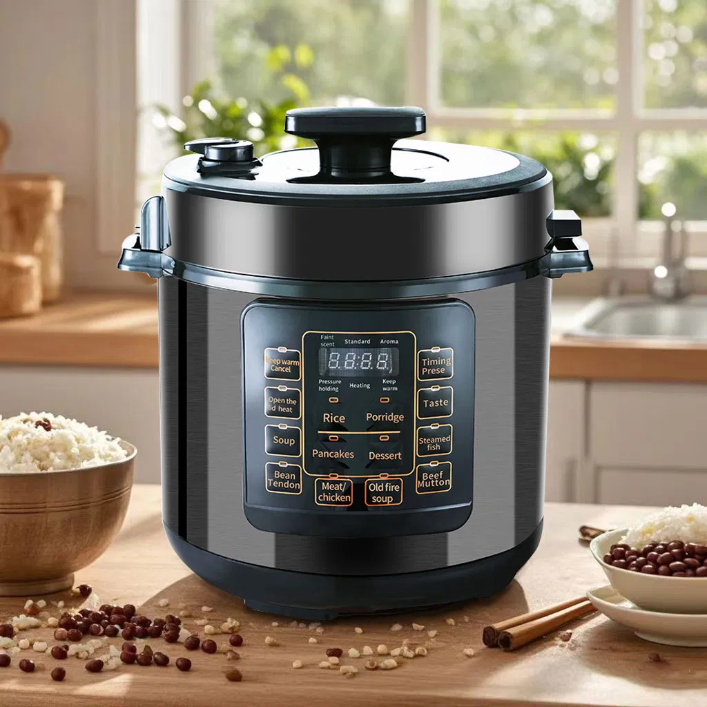 Smart Stainless Steel 12 in 1 Intelligent Control Multiple Functions Electric Pressure Cooker with Safety Lock