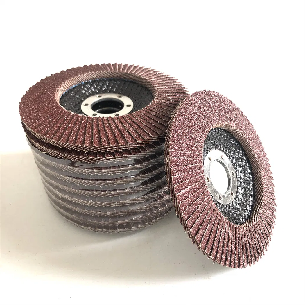 Лепестковый круг 115x22 мм, красный, 4.5 дюйма