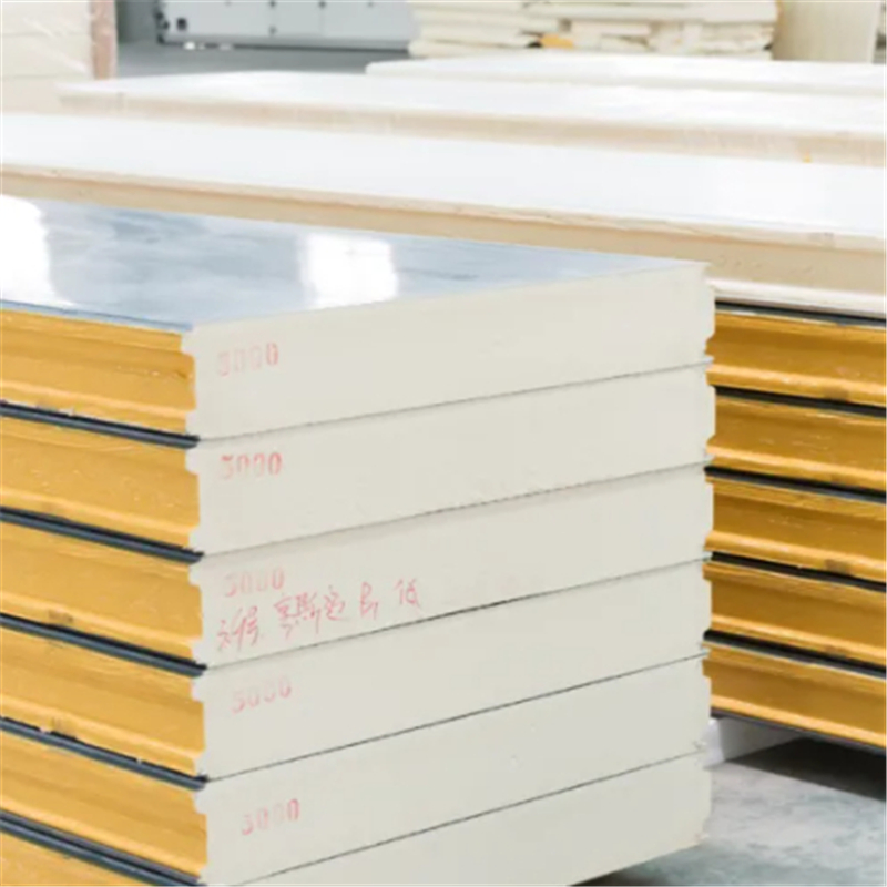 High Strength SIP Panel Waterproof Fireproof PU/PUR/PIR/EPS/Rock Wool/Polyurethane/Glasswool Sandwich Board for Steel Structure Wall/Roof/Ceiling
