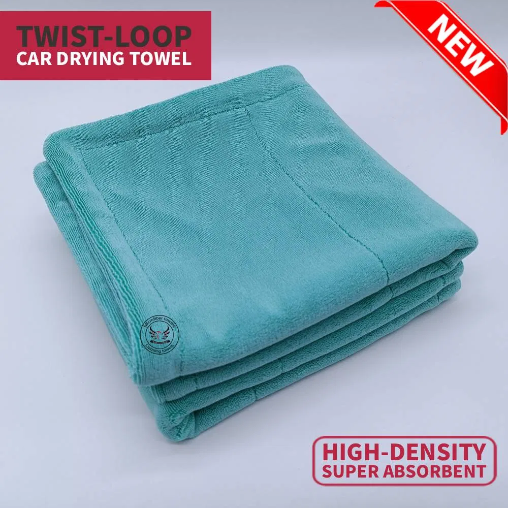Premium Microfiber Car Drying Towel, 1000+ GSM, Twisted-Loop Construction