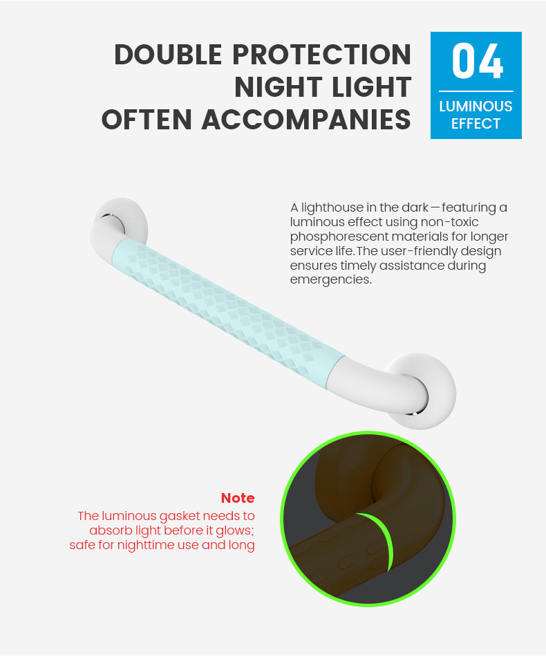 Heavy-Duty Disabled Toilet Safety Rails - Anti-Slip Stainless Steel Bathroom Frame