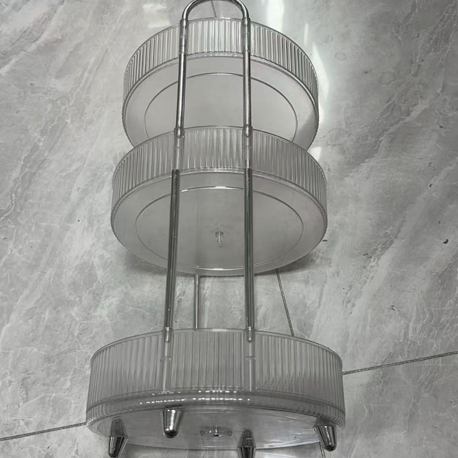 Vanity Storage Rack Desktop Organizer Cosmetic Lipstick Skincare Bathroom Shelf