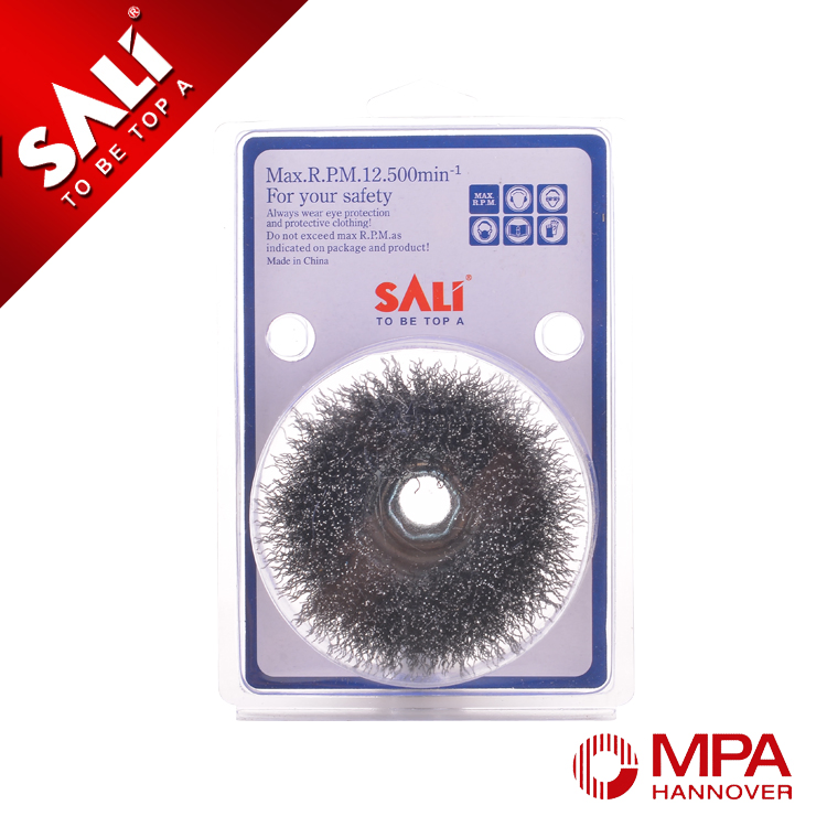 Knotted Tempered Steel Wire Wheel Cup Brush for Removing Stain