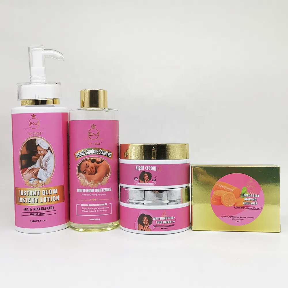 OEM Best-Selling Product Body Face Care Anti-Aging Vitamin C Glutathione Whitening Skincare Set