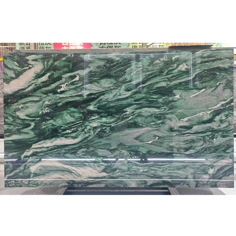 Hot Sales Supplier Wholesale Green Jade Marble Slab Bathroom Aesthetics Apartment Villas Hotel Decor