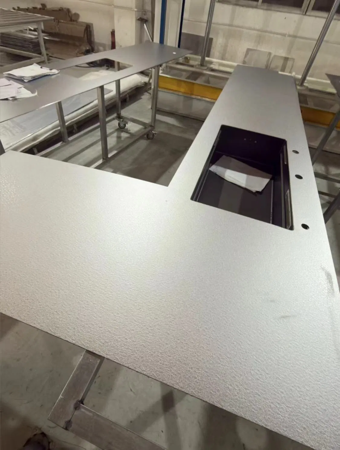 6mm 1530mm Width. Premium Solid Stainless Steel Countertop for Ultimate Kitchen Performance