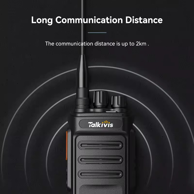 Рация Talkivis Tk-C1000 10W, зарядка Type-C, дальность 30 км
