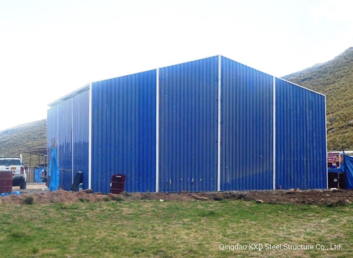Metallic Steel Construction Hangar Shed