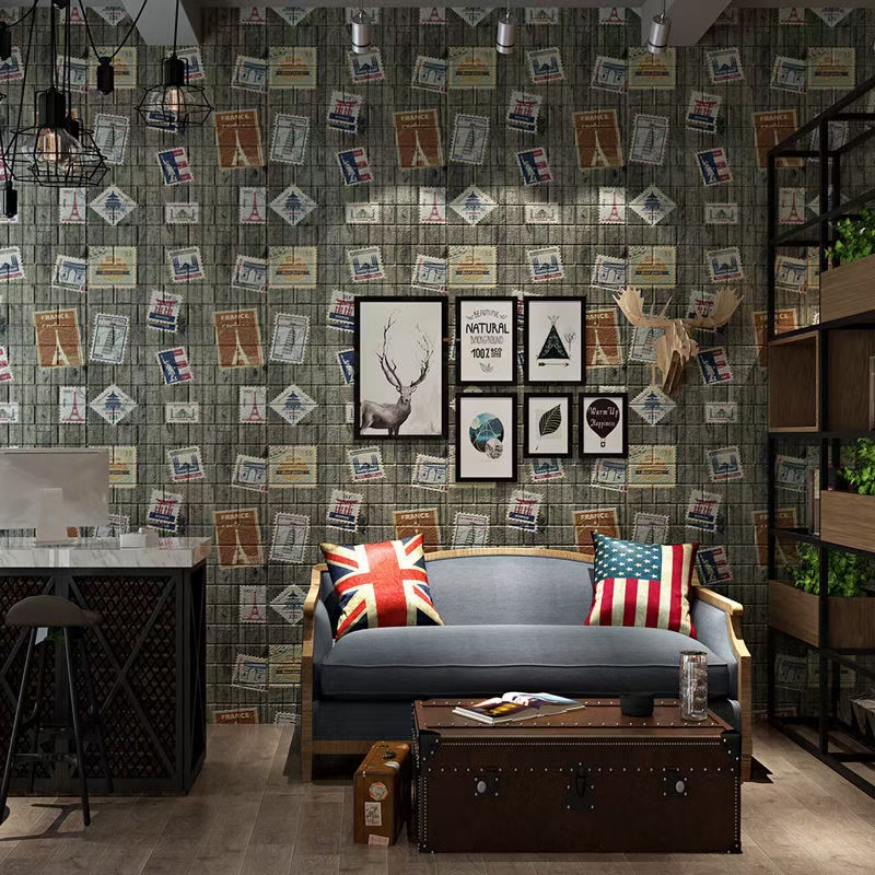 Easy Intsall Self-Adhesive PE Foam 3D Wall Stickers for Shops Wall Decoration