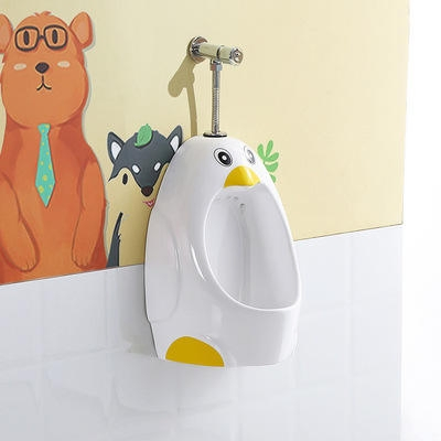 Wholesale Cartoon Sanitary Ware Ceramic Wall Hung Urinal for Kid