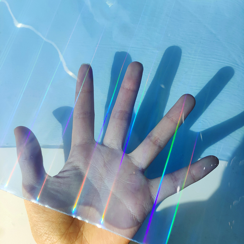 Livinyl Home Decoration Privacy Protection Dichroic Frost Vinyl Roll Frosted Glass Self-Adhesive Window Tint Rainbow Film