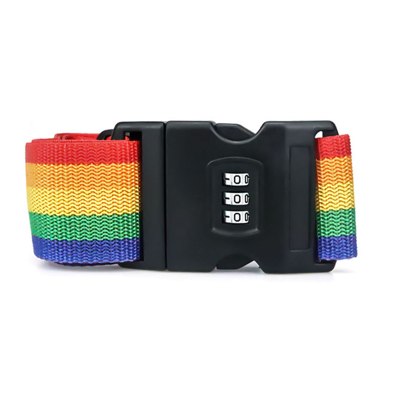Custom Length New Travel Luggage Bag Adjustable Belt Password 3 Digitalluggage Strap Lock