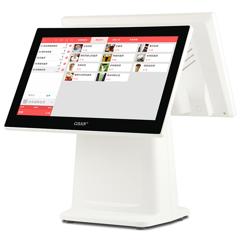 Support Customization 15.6 Inch Double Screens POS System
