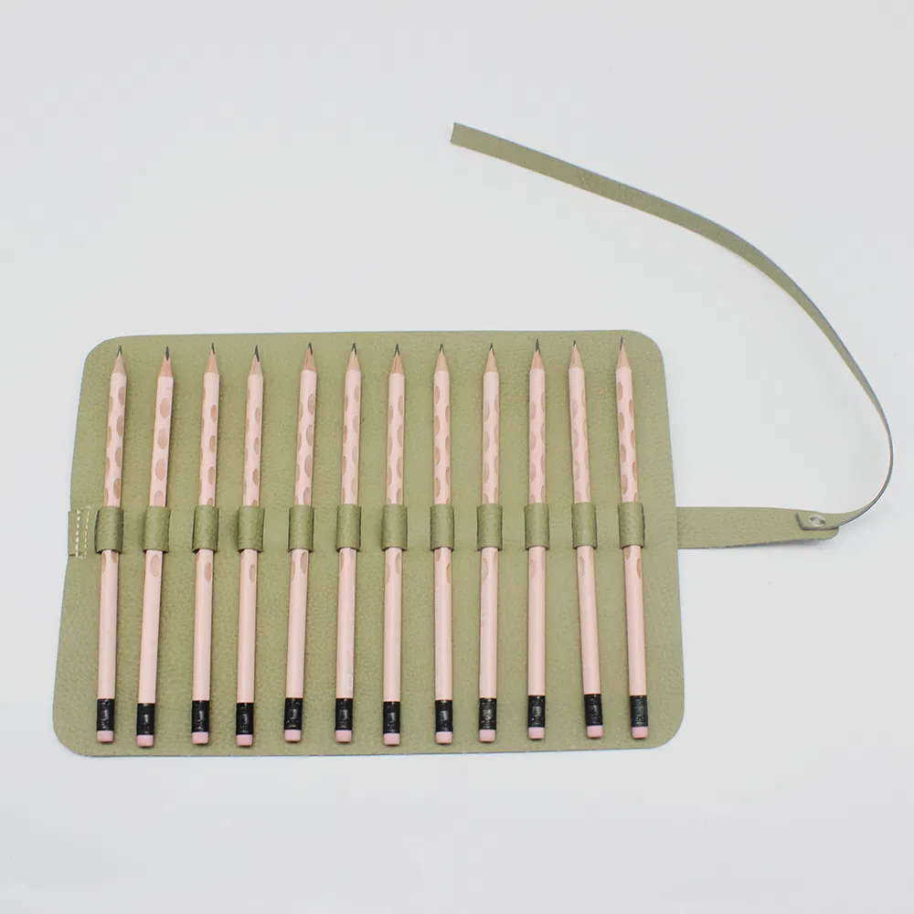 New Simple Stylus Pen Case Protective Case Portable Leather Pen Case