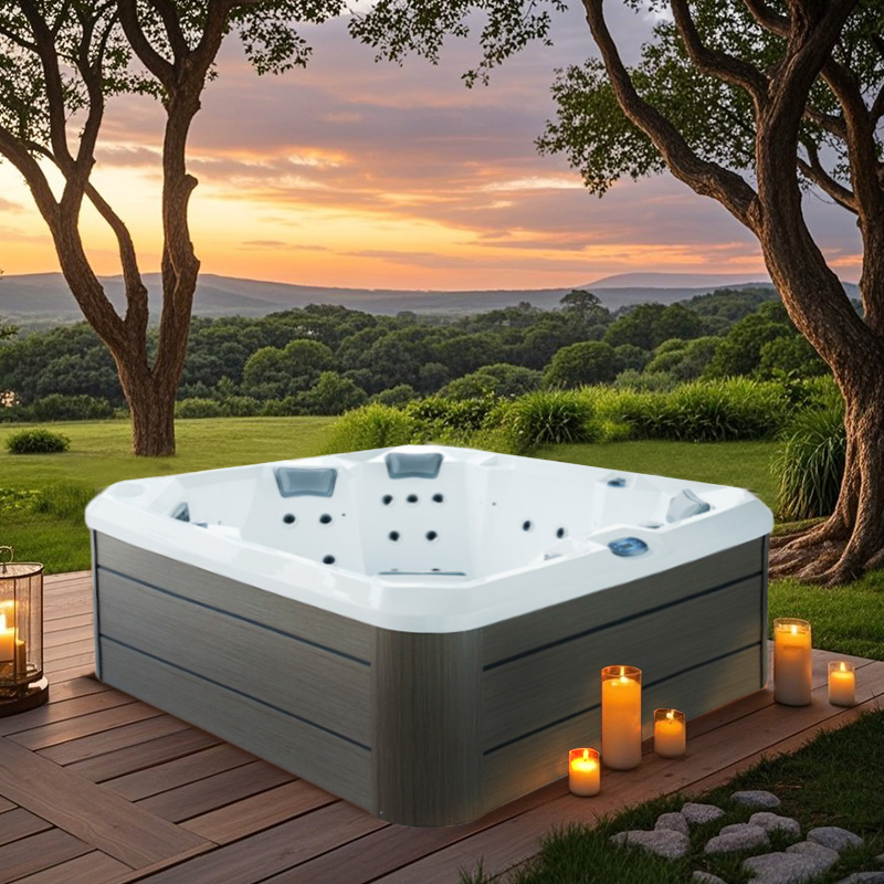 Factory SPA Acrylic Hot Tub Massage with Powerful Jets for Backyard Garden