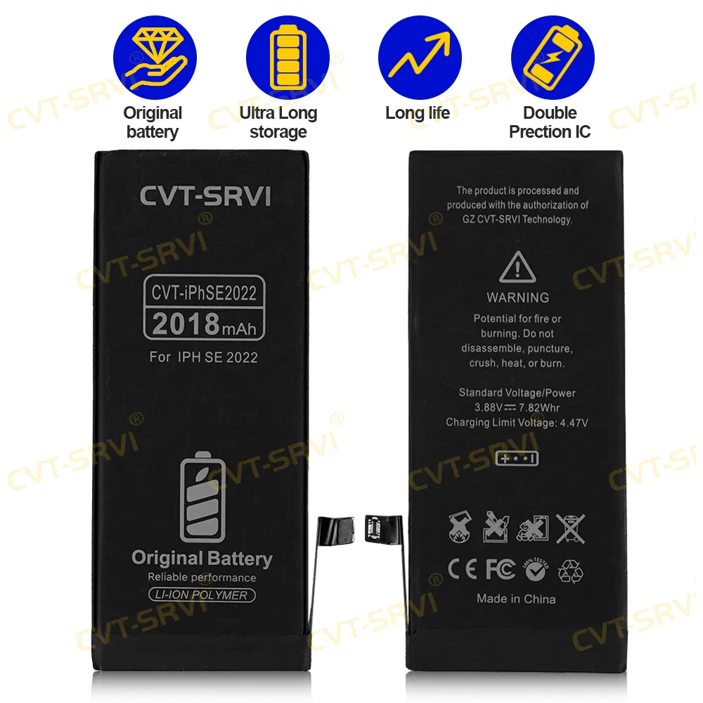 Аккумулятор для iPhone SE 2022, X, 11, 12, 13, 14, 15