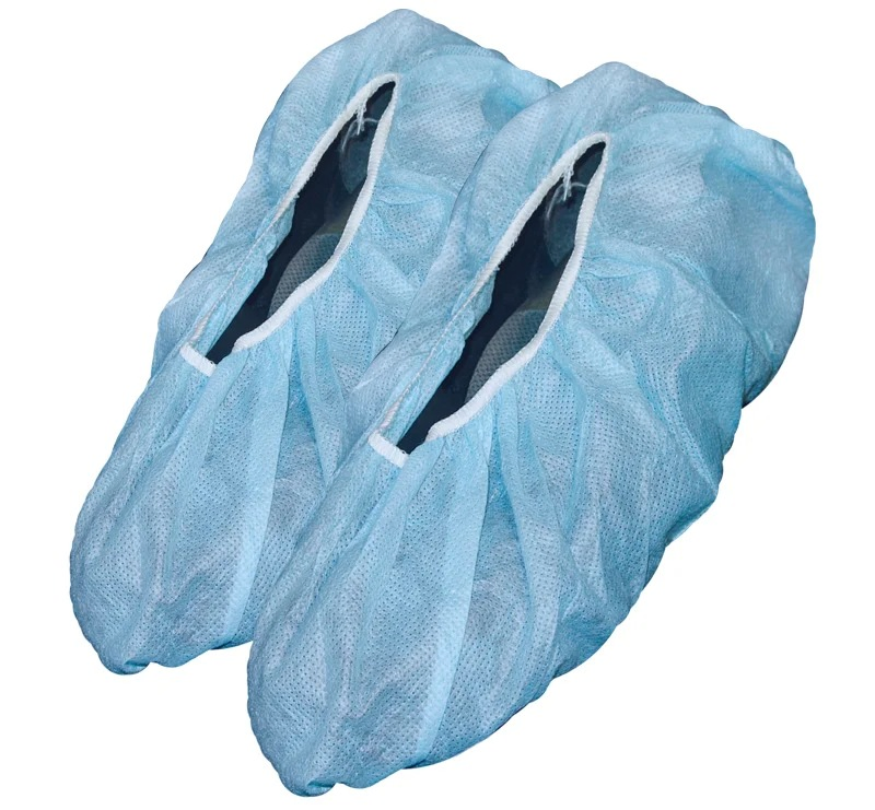 PE PP Nonwoven PVC CPE Shoe Covering Rain Waterproof Disposable Plastic Non Slip Shoe Cover