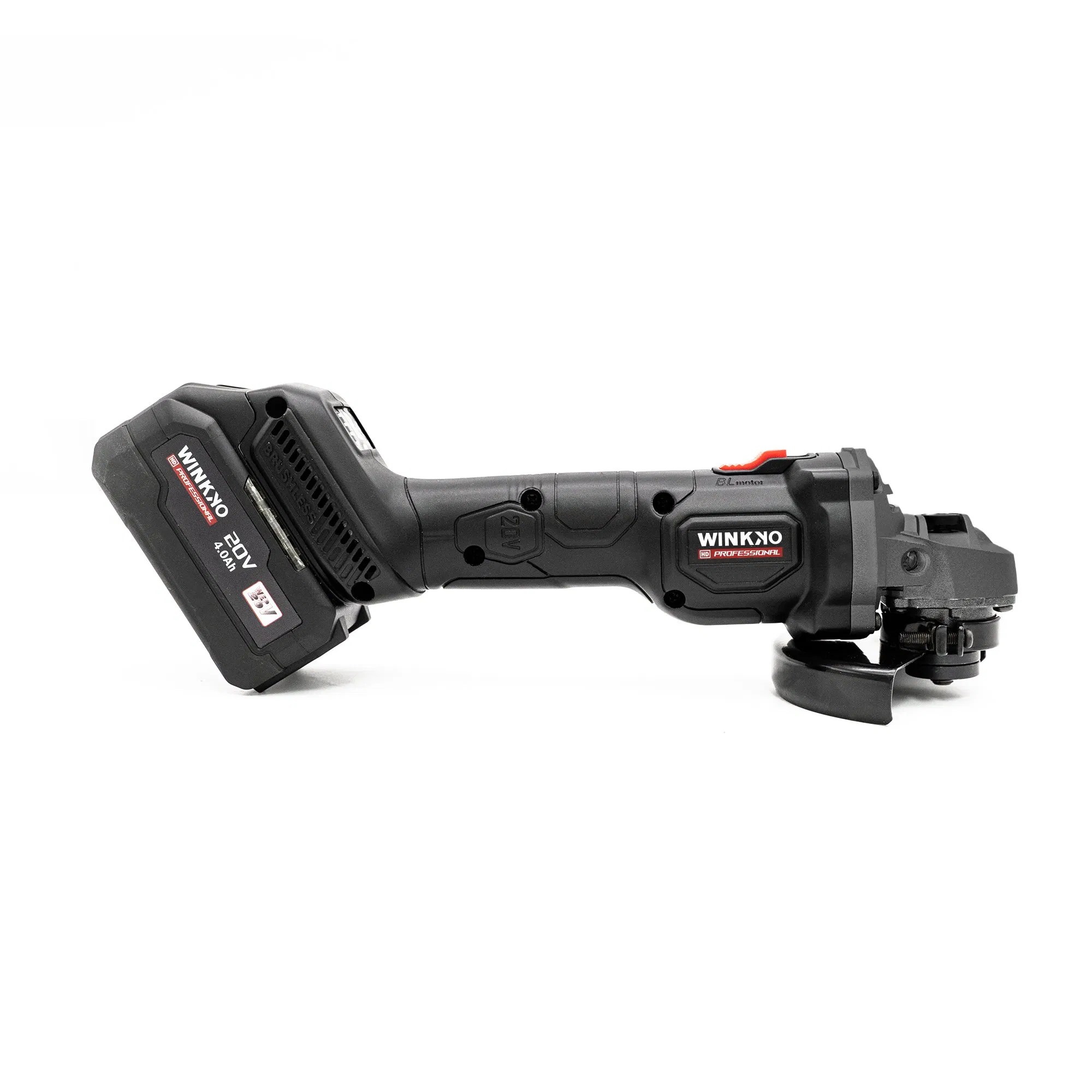 High-Power Cordless Angle Grinder with Adjustable Speed Features