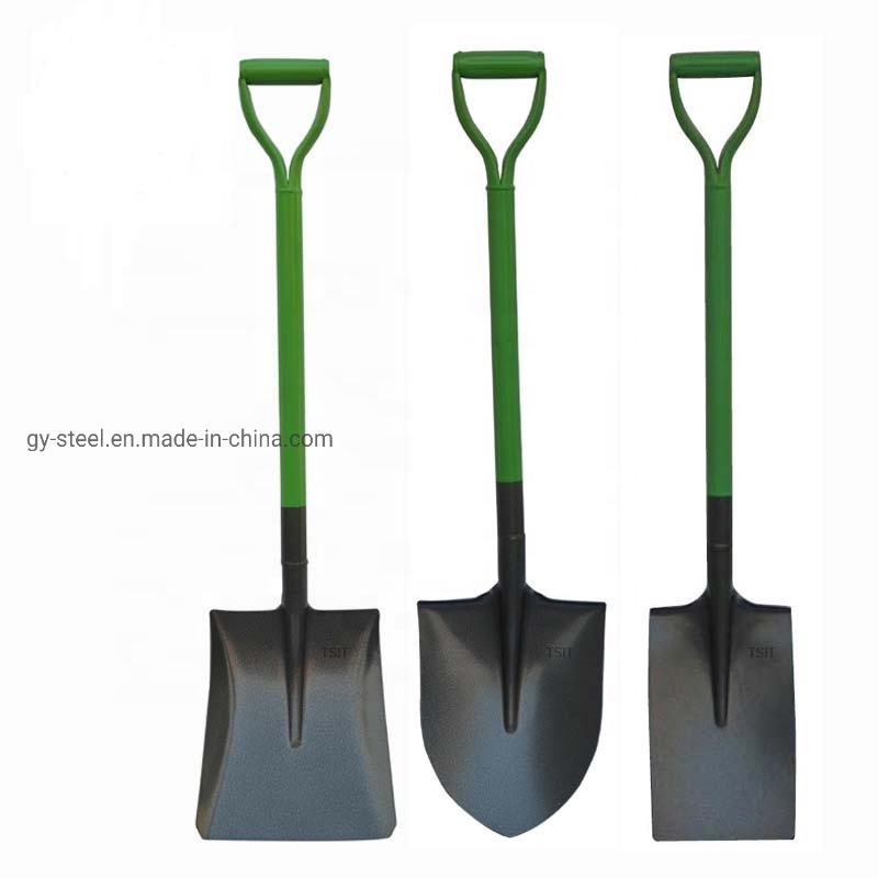 Y Type Grip Wooden Handle Round Point Shovel Gerden Tool Farming Tool