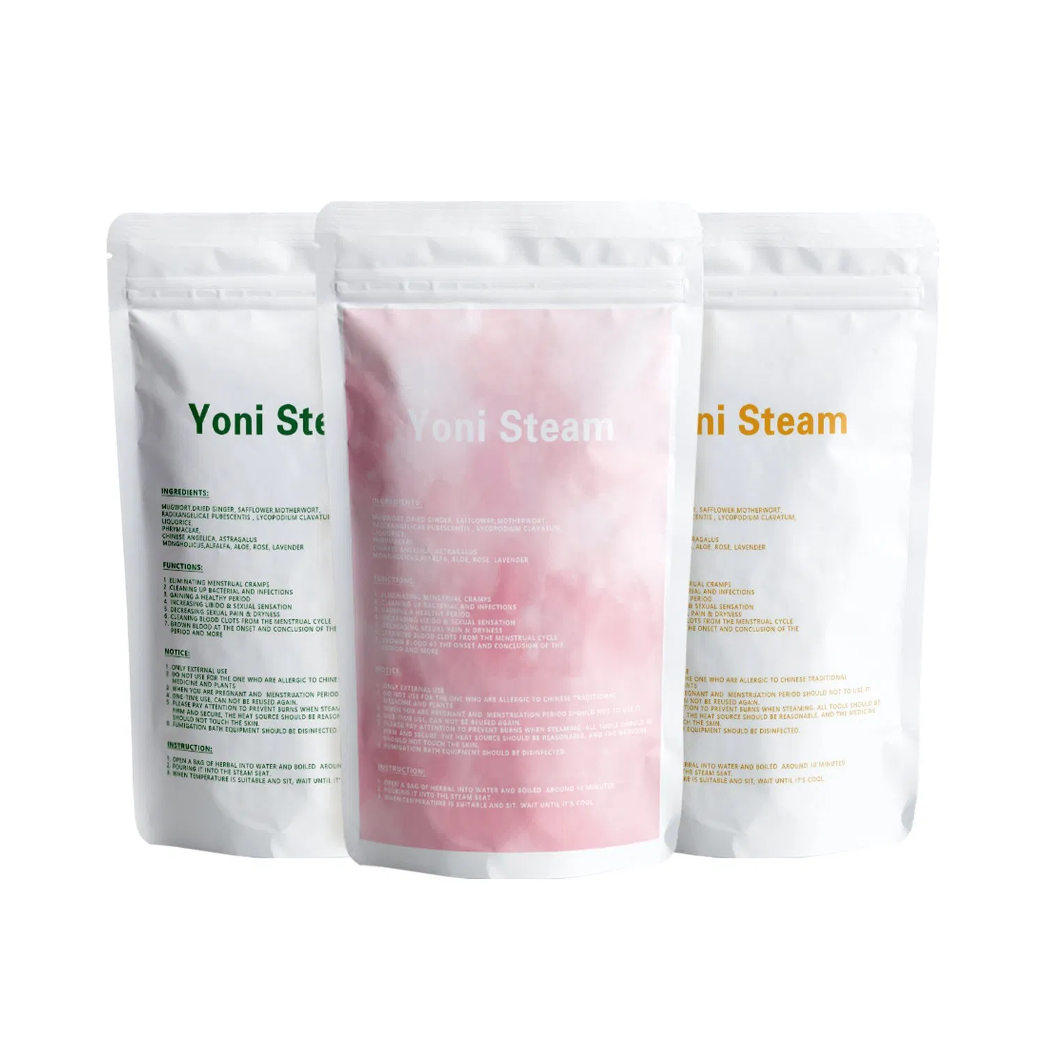 Hot Sale OEM Yoni Herb Steam Natural Ingredient Wellness Vagina Health