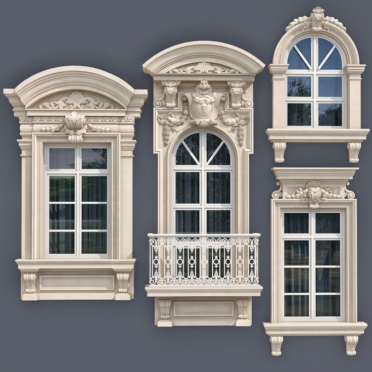 Grc Cement Window Frame Decoration Concrete Window Moulding Exterior for Window Surround