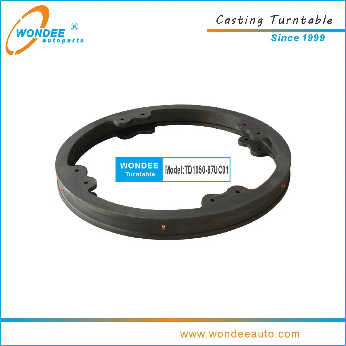 JOST BPW Type Ball Bearing Turntable, 1100mm 1200mm, for Full Trailer