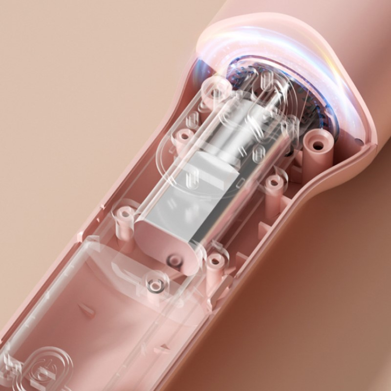 32mm Home Heating Curling Curler Wireless Portable LCD Curling Iron with USB Charging