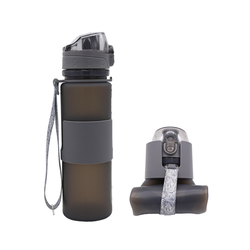 Складная бутылка для воды из платинового силикона