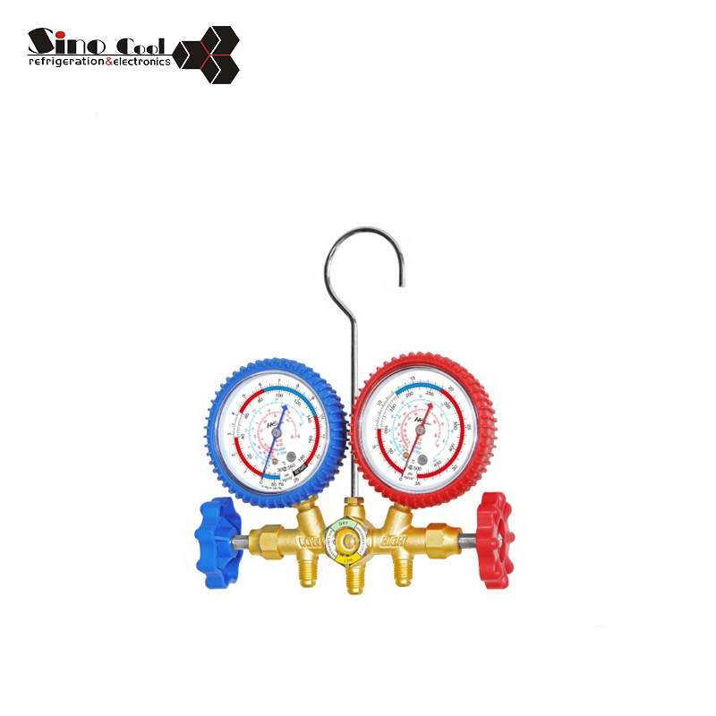 Accurate Manifold Gauge R410A R22 R134A R407c R404A for Air Conditioner