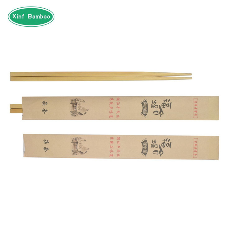 Custom Printed Disposable Set Sushi Chopsticks Bamboo Personalized Chopsticks with Logo