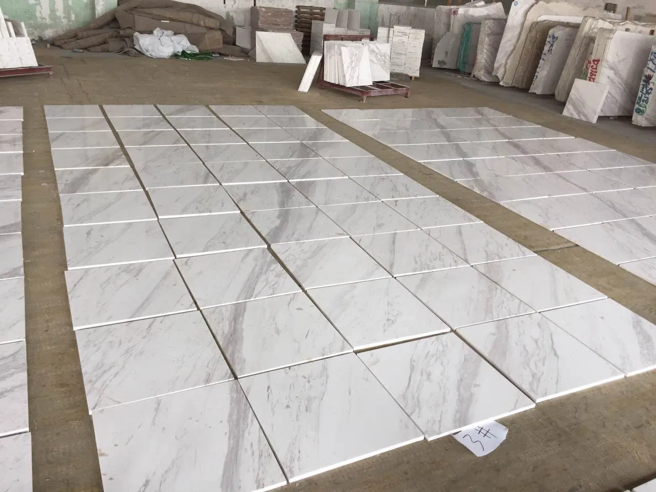 Customerized Volakas Marble Tiles for Floor/Wall Cladding Decoration