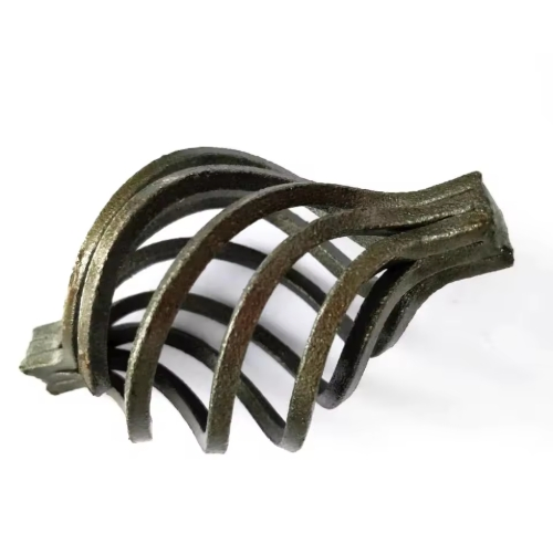 Spiral Shaped Twisted Door Artistic Courtyard Creative Wall Basket