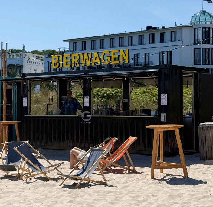 Custom Prefab Cafe Mobile Shipping Container Bar Coffee Shops Container Restaurant