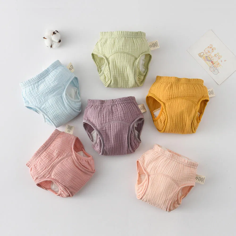 Многоразовые подгузники для малышей с двойной защитой от протеканий