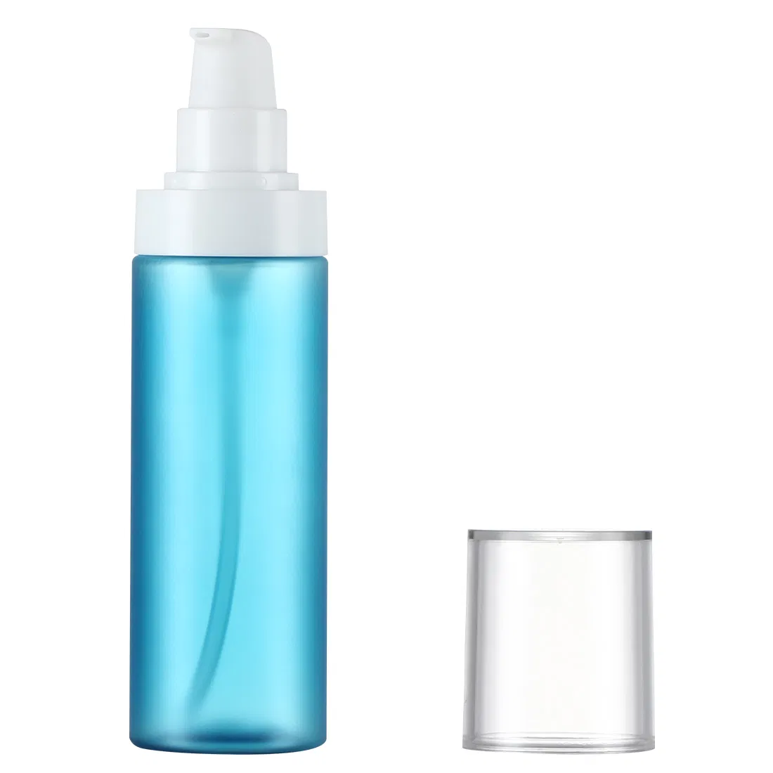 Luxury Black Aluminum UV as Double Layer Skincare Bottle Sets Packaging 30ml 50ml 100ml Clear Frosting Glass Bottle