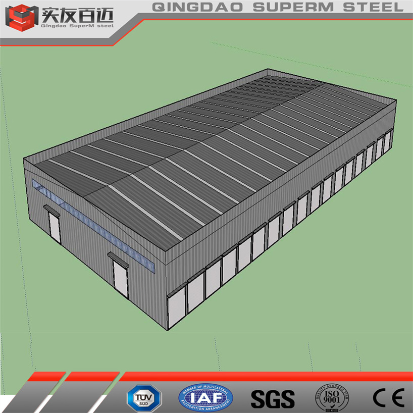 Insulation Sandwich Panel Prefab House Prefabricated Steel Structure Building Construction Material Price Sorage House Steel Plant Warehouse with Truck Garage