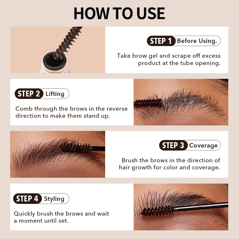 Natural Long Lasting Lightweight Waterproof Super Setting Eyebrows Tint