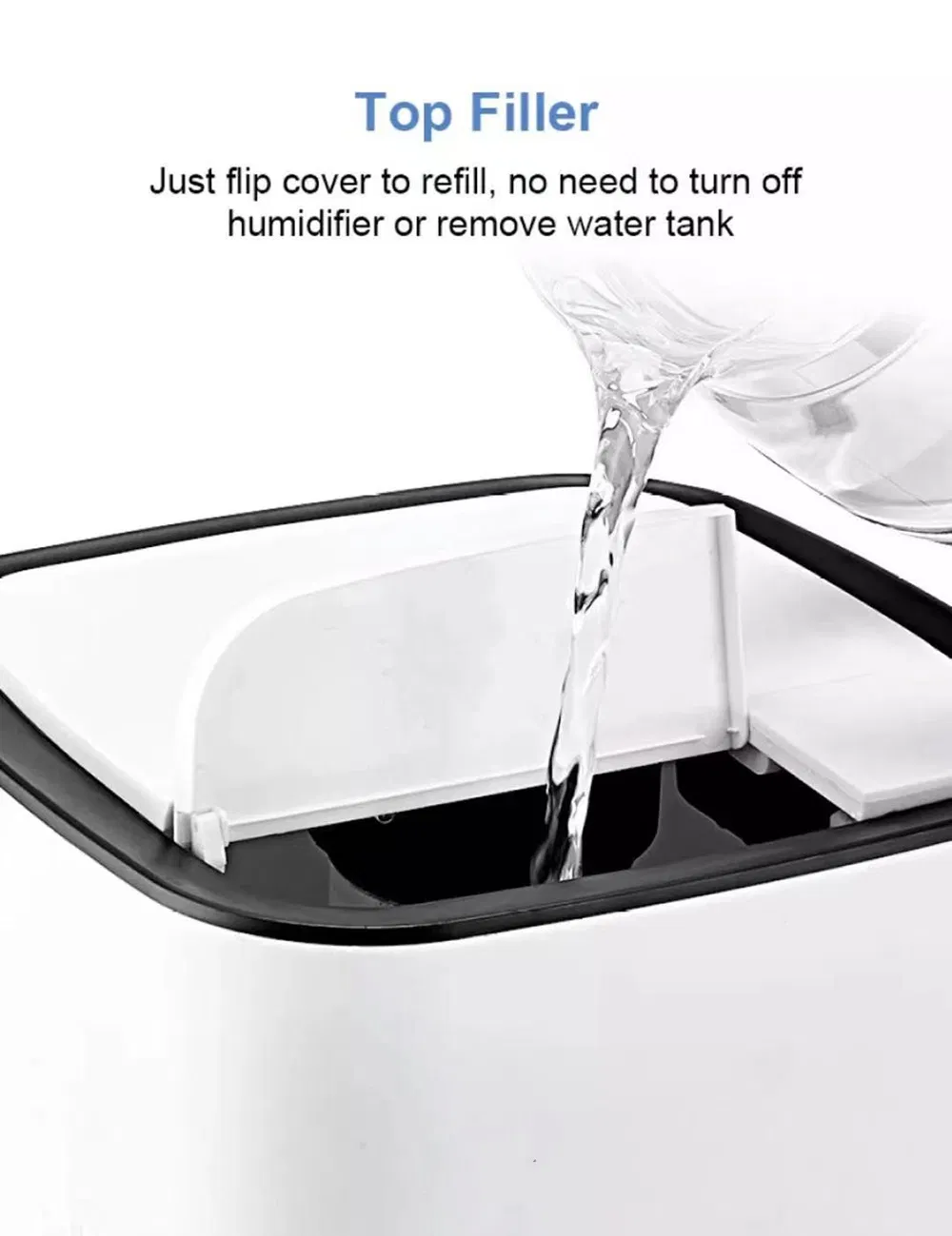 1.2L /H Intelligent Commercial Hotel Office Home Humidifier Ultrasonic Sterilizer Air Diffuser