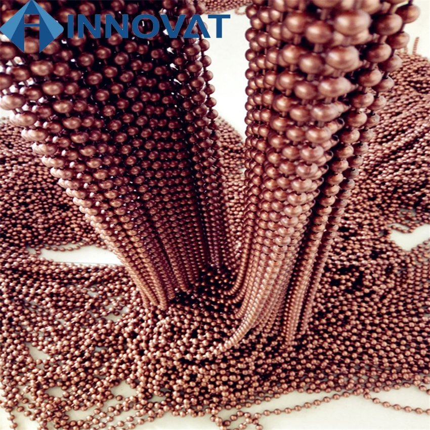 Decorative Metal Bead Curtain for Hotel Restaurant Salon SPA Room Divider