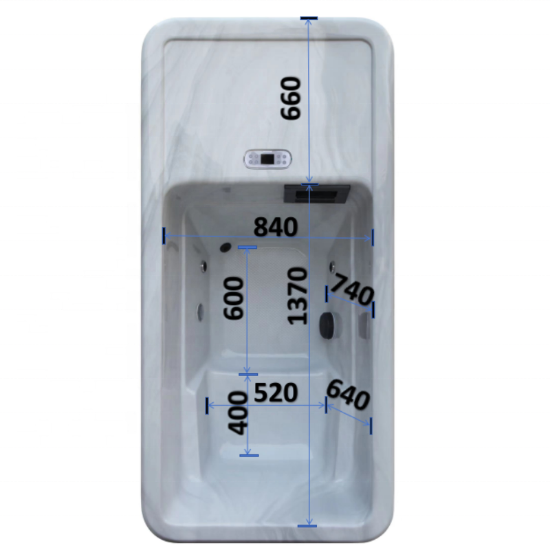 OEM Factory Compact Tub with Ice Bath Tub Water Chiller